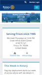 Mobile Screenshot of friscorotary.org