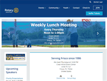 Tablet Screenshot of friscorotary.org